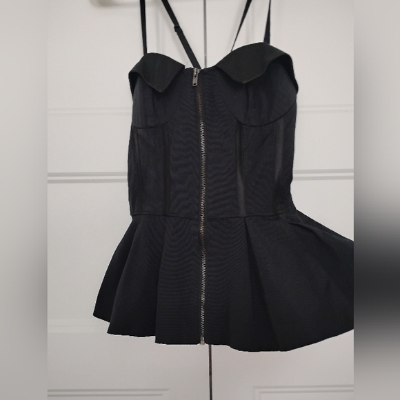 Bebe Corset Peplum Top - Picture 8 of 8